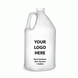 Custom Logo Sanitizer 1 Gallon Bottles 