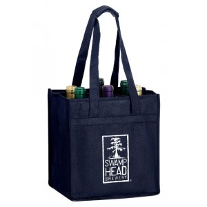 Vineyard Collection 6 Bottle Non-Woven Wine Tote Bag