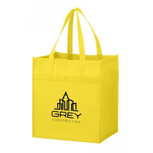 Heavy Duty Non-Woven Grocery Tote Bag with Poly Board Insert