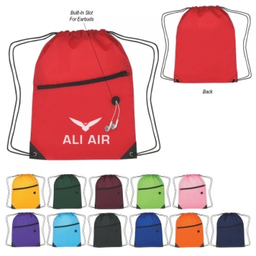 Hit Sports Backpack with Front Zipper