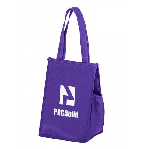 Insulated Non-Woven Lunch Tote Bag with Poly Board Insert
