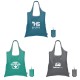 Santorini RPET Recycled Foldaway Shopping Tote Bag