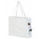 Non-Woven Over-The-Shoulder Tote Bag with Side Pockets - 20x16x6