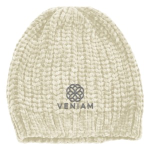 Embroidered Chic Chenille Beanie