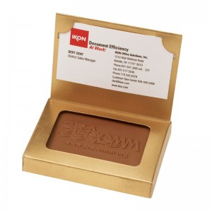 Custom Chocolate Cookie Business Card Box - G