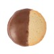 Chocolate Dipped Round Butter Cookie