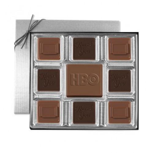 Custom Chocolate Squares Gift Box