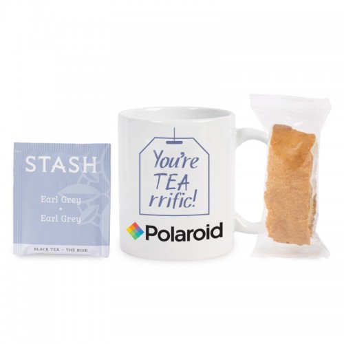 Stash Tea & Biscotti Mug Set