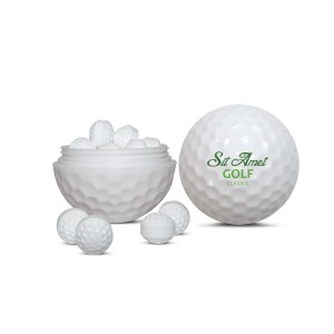 Golf Ball Shaped Custom Mint Container