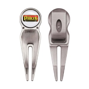 Premium Divot Tool with Belt Clip & Removable Ball Marker