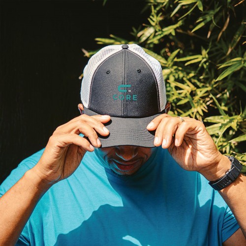 Imperial Structured Performance Mesh Back Embroidered Cap