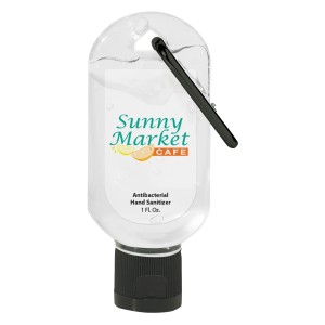 1oz Hand Sanitizer with Carabiner