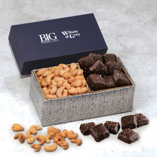 Cashews & Chocolate Sea Salt Caramels Medium Gift Box