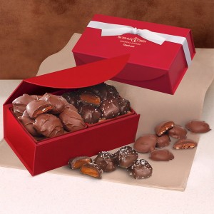 Chocolate Sea Salt Caramels & Pecan Turtles Medium Gift Box