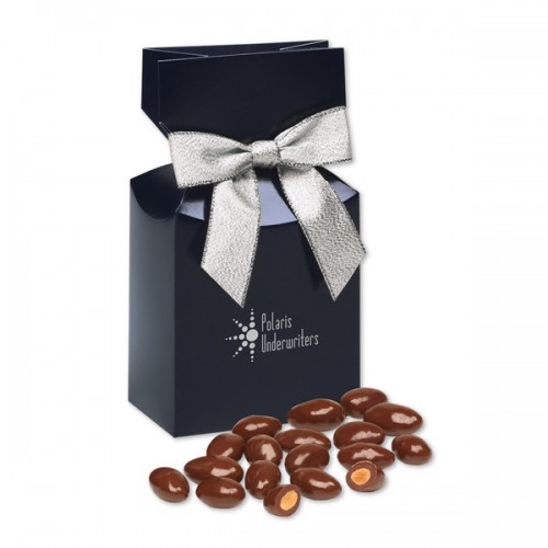 Chocolate Covered Almonds Gift Box With Bow