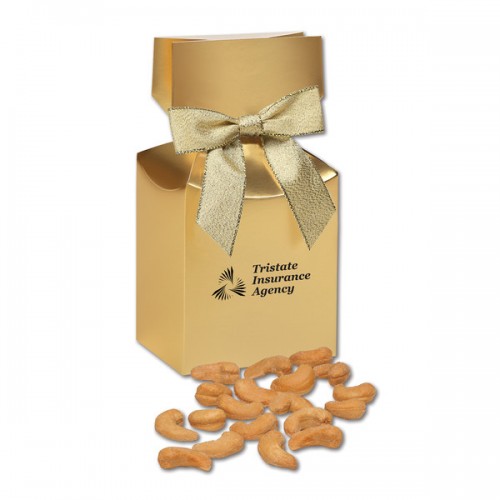 Fancy Cashews Gift Box With Bow
