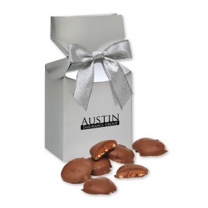 Pecan Turtles Gift Box With Bow
