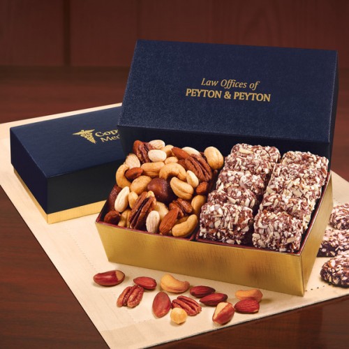 English Butter Toffee & Deluxe Mixed Nuts Medium Gift Box