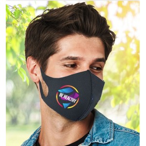 Fashion Stretchy Reusable Custom Mask - Spandex and Polyester