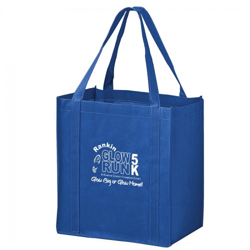 Value Non-Woven Grocery Tote Bag with Poly Board Insert