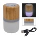 Lux Bamboo Wireless Light Up Bluetooth Speaker