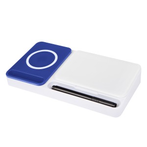 Desk Organizer With Wireless Charger & Dry Erase Board