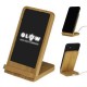 Lux Glow Bamboo Wireless Standing Charger