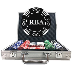 Royale Suited Poker Set - Striped Dice