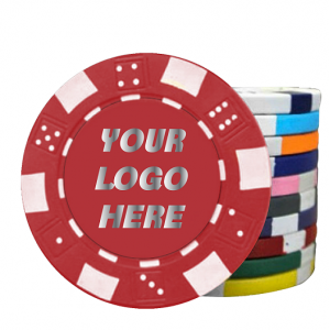 250 Hot Stamp Poker Chips - Design 