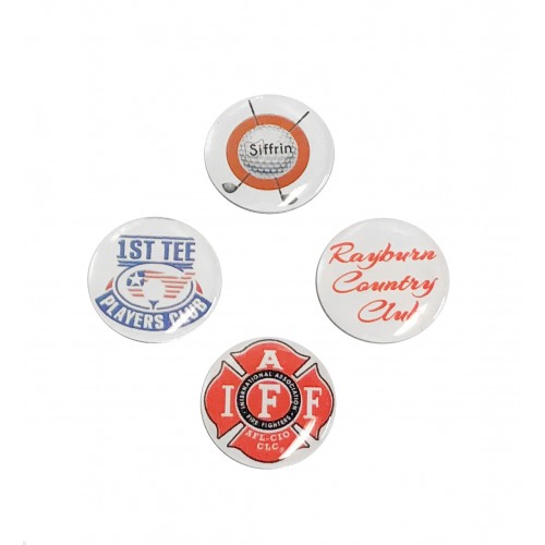 Metal Domed Golf Ball Markers