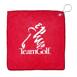 Custom Logo Golf Towels - One Color Logo