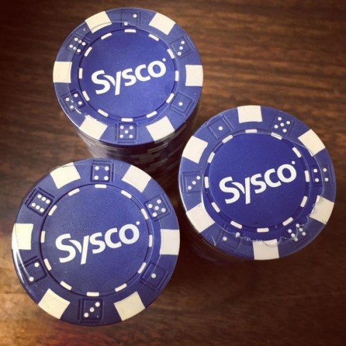 500 Hot Stamp Poker Chips 