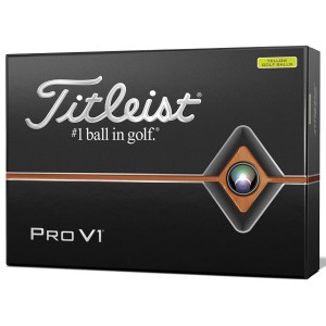 Titleist Pro V1 Yellow Custom Logo Golf Balls / Dozen