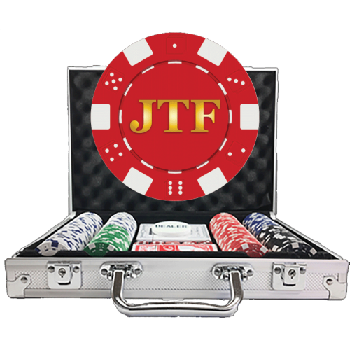 Value Poker Set - Striped Dice