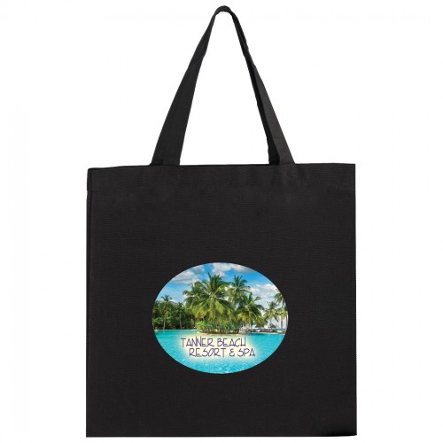 Color Canvas Tote Bags - Full Color Imprint