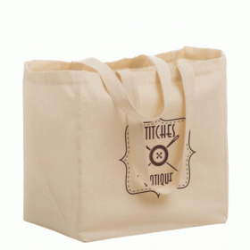 Cotton Canvas Grocery Bags - Customized 