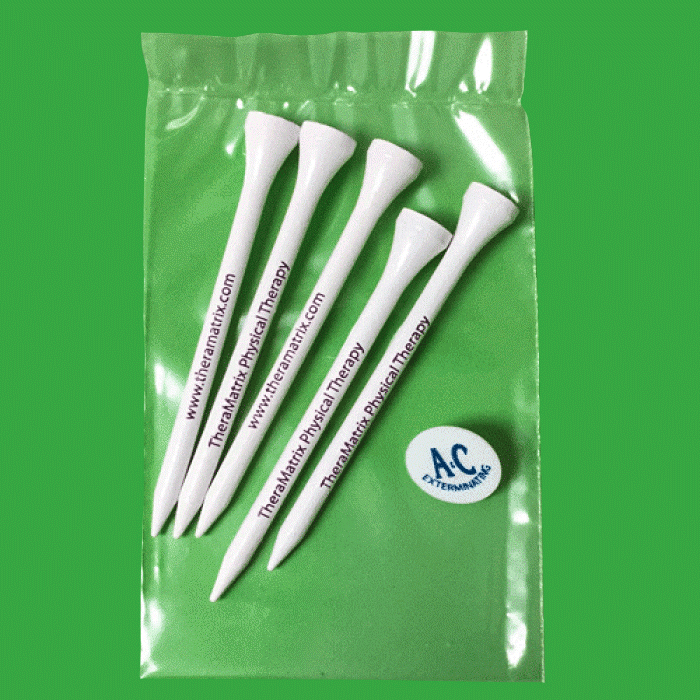 Custom Golf Tee Poly Packs 51