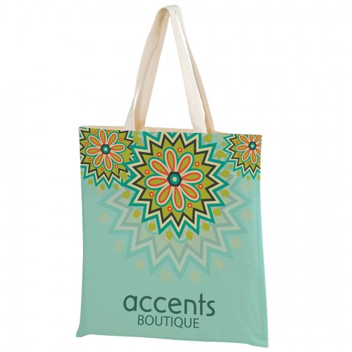 Sublimated Cotton Tote Bags - Full Color 